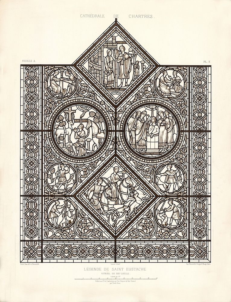 Monographie de la cathédrale de Chartres. Atlas.