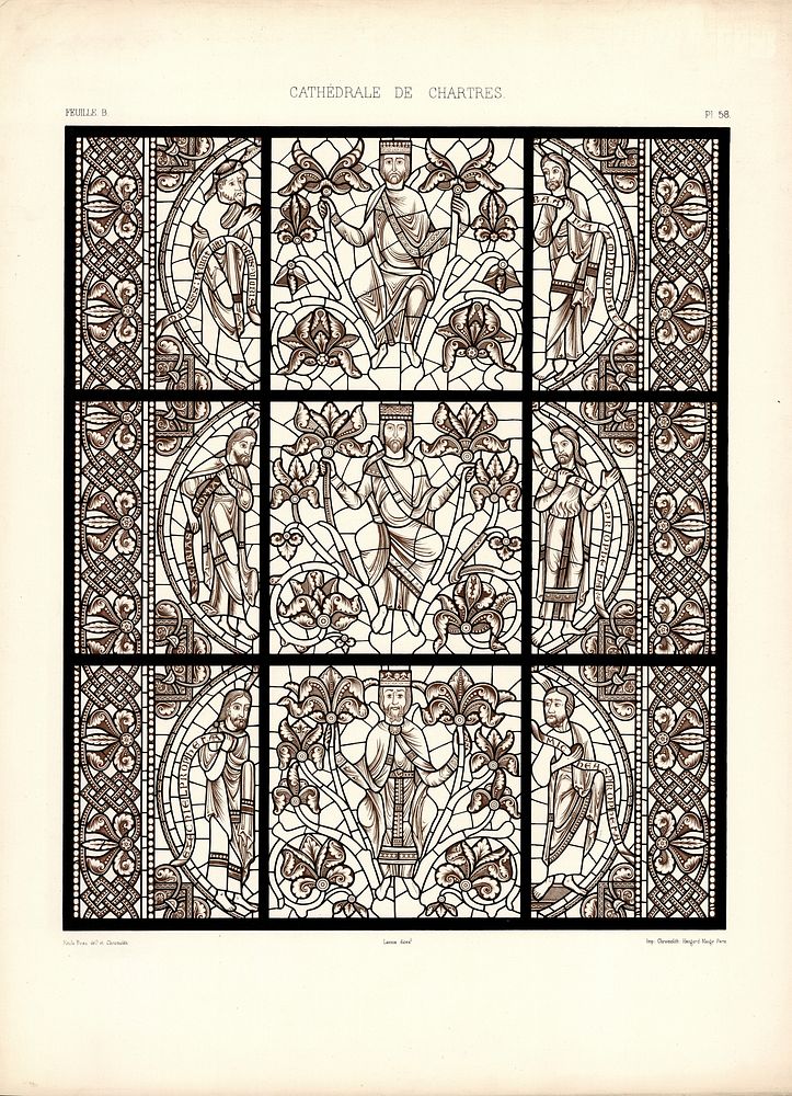 Monographie de la cathédrale de Chartres. Atlas