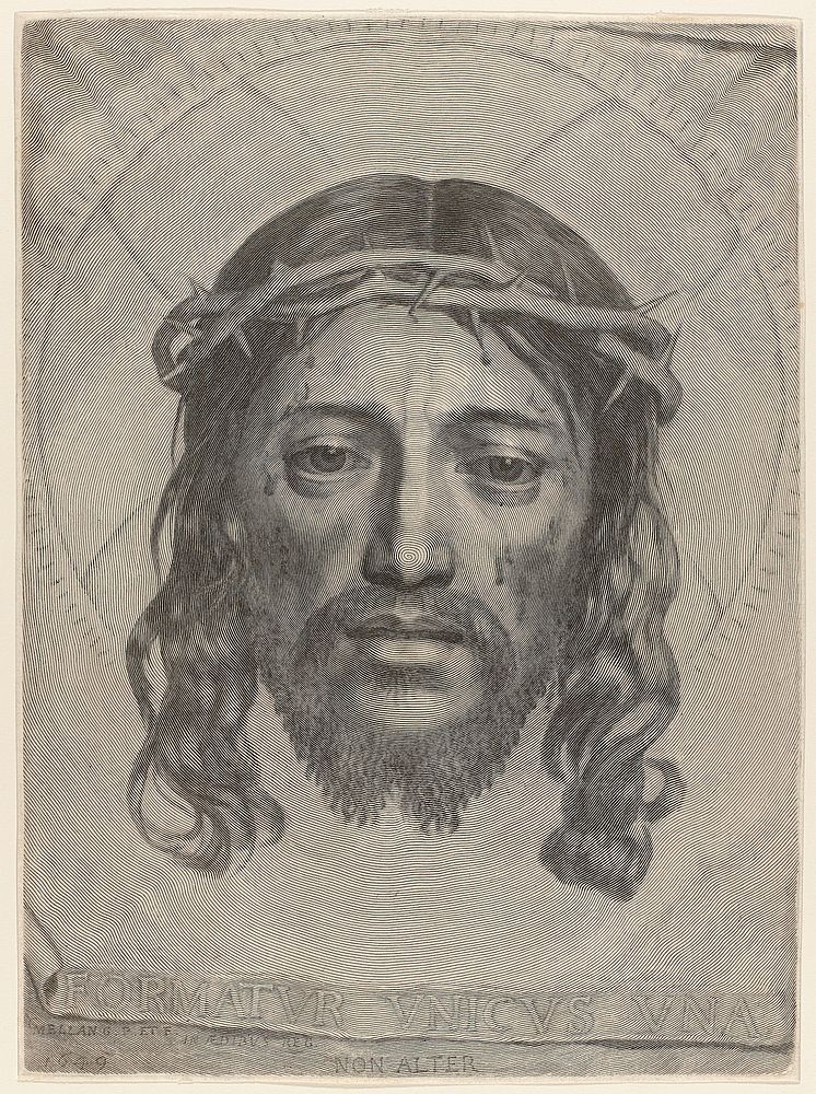 Claude Mellan - Face of Christ - WGA14764