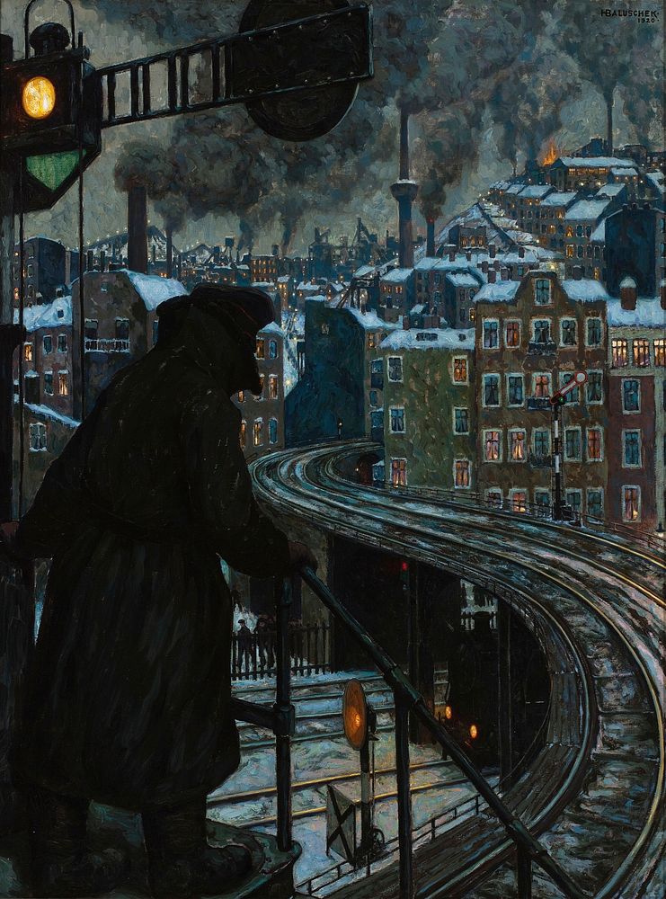 Hans Baluschek - Arbeiterstadt (1920)