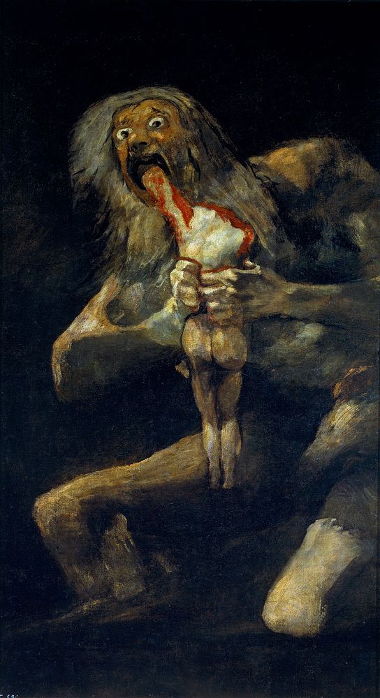 Francisco Goya's Saturn Devouring His Son (Saturno devorando a su hijo)