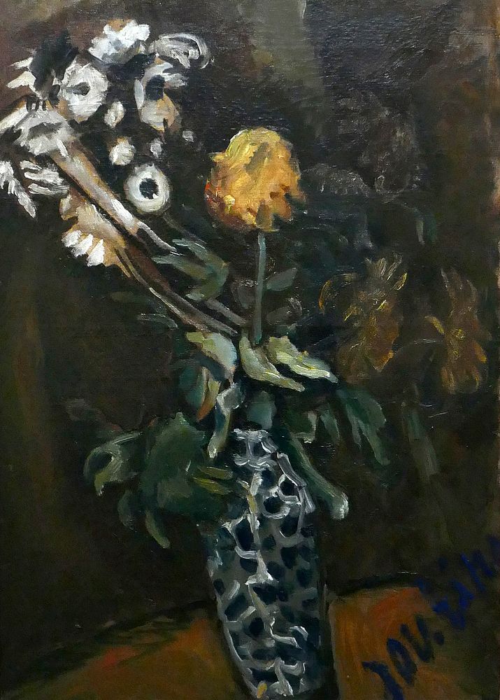 Cha&iuml;m Soutine, Le Vase de fleurs, 1918, oil on canvas, Unterlinden Museum, Colmar by Chaim Soutine