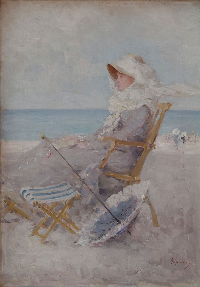 By the Sea Nicolae Grigorescu