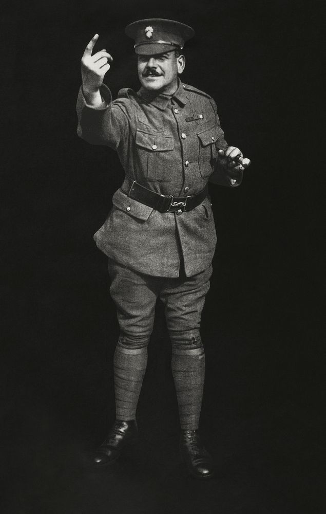 Soldier beckoning printed by David Allen & Sons Ld. Harrow, Middlesex (1915). Original from the Library of Congress.…