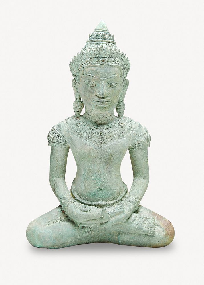 Seated Buddha with hands in lap psd