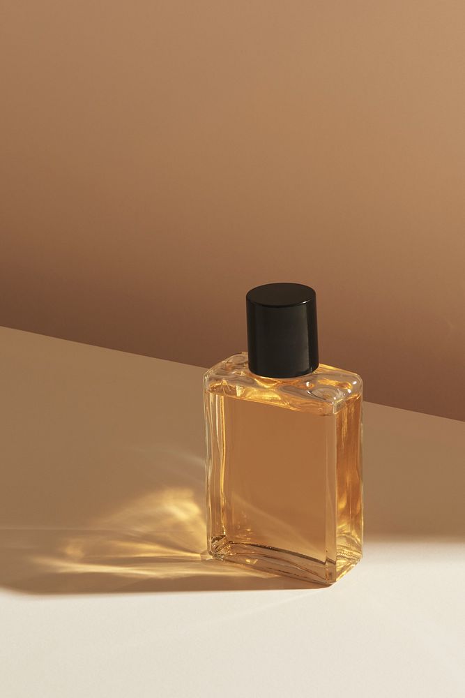 Perfume bottle background, beauty product