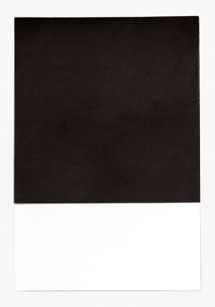 Black paper, simple stationery design 