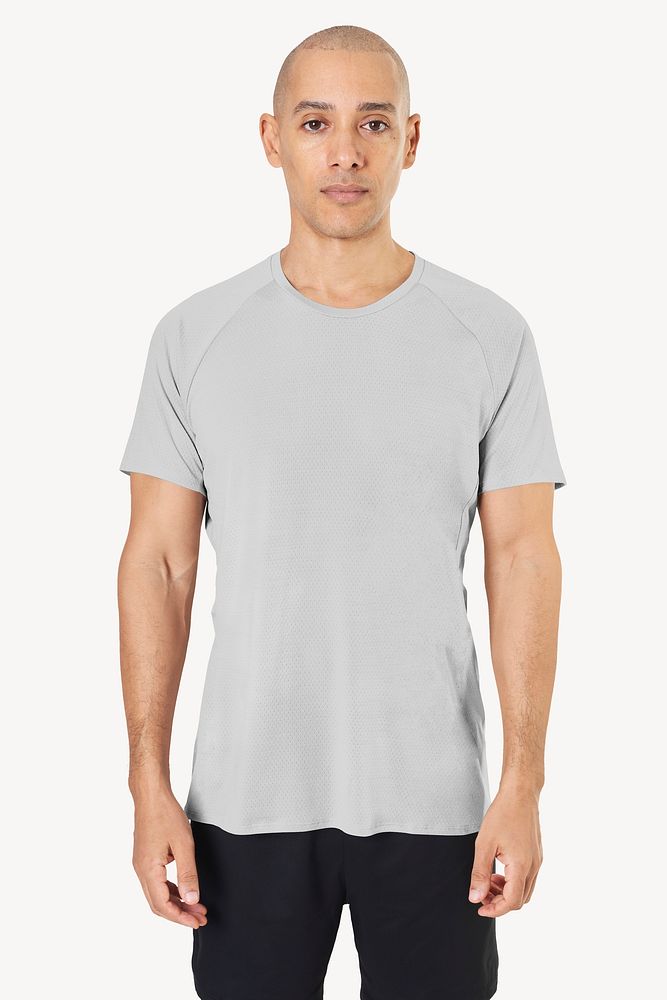 T-shirt mockup, men's apparel design psd