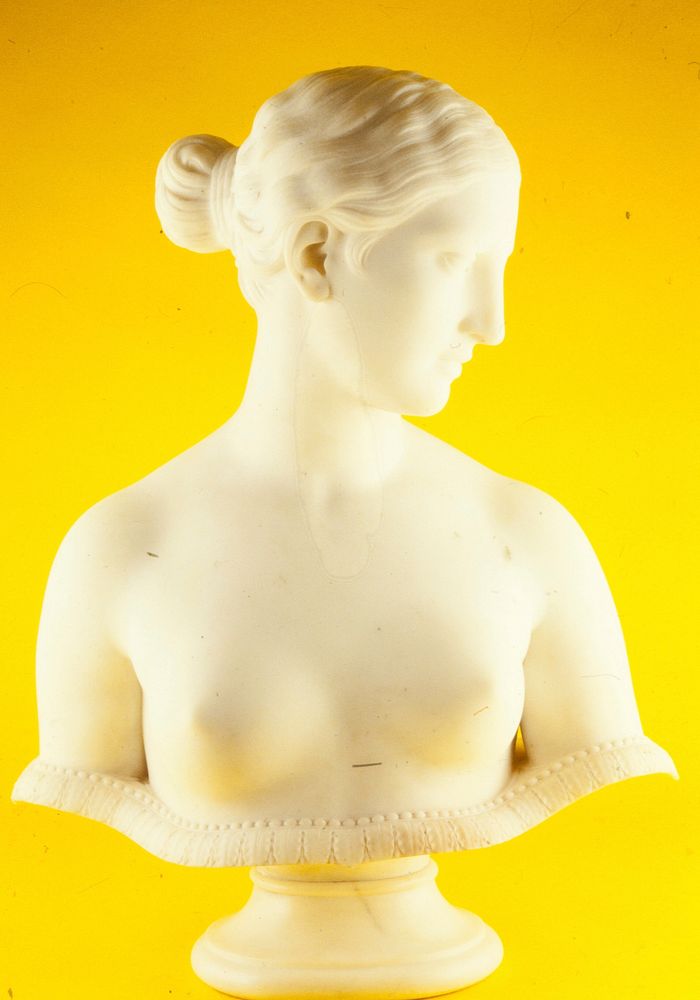 Bust of the Greek Slave (ca. 1845&ndash;1846) sculpture in high resolution by Hiram Powers. Original from the Minneapolis…