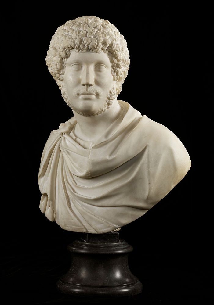 Bust of Emperor Hadrian as a Young Man (ca. 1590) sculpture in high resolution by Giovanni Battista Caccini. Original from…