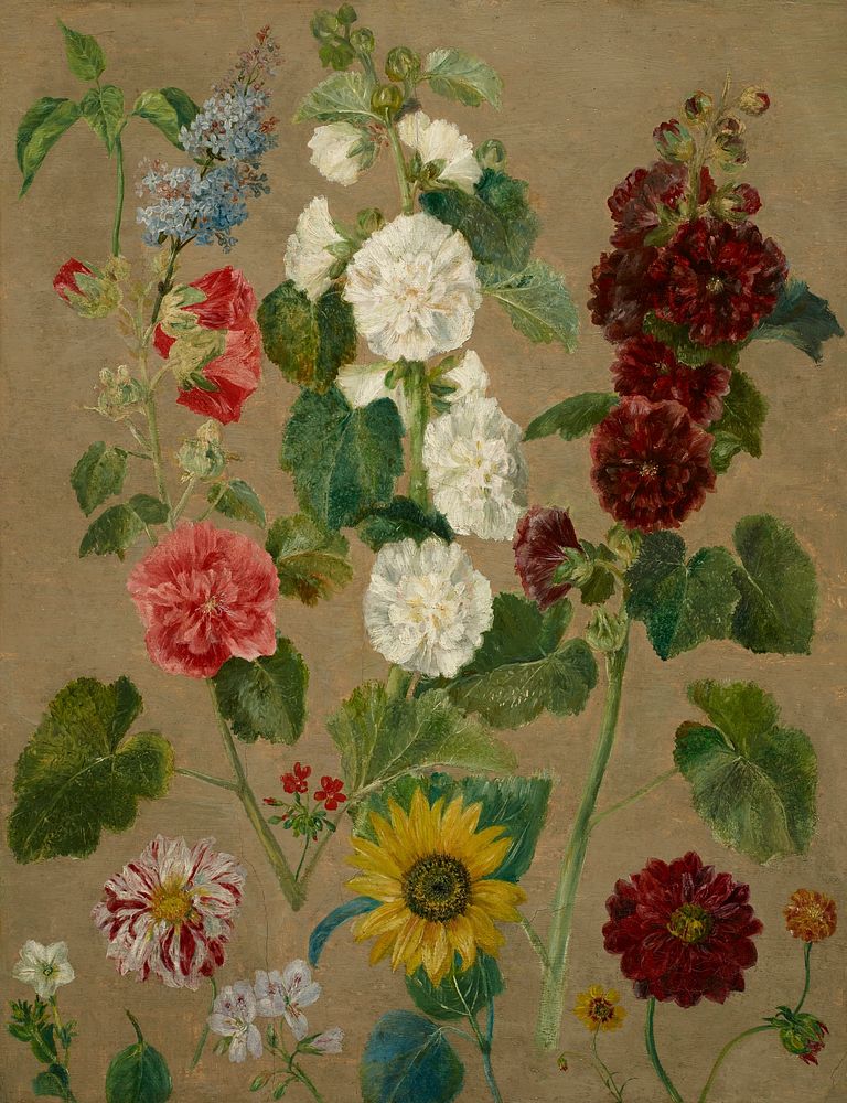 Untitled (flowers) during 19th century painting in high resolution. Original from the Minneapolis Institute of Art.…