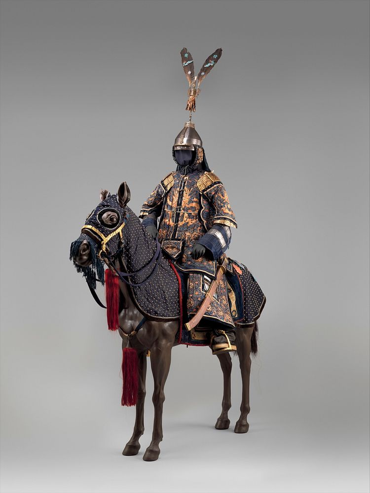 Ceremonial Armors for Man (Dingjia) and Horse