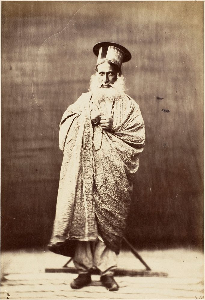 [Eastern Man with White Beard, Standing] by unknown