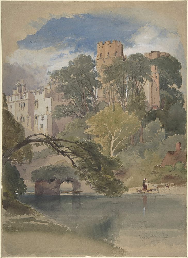 Caesar's Tower, Warwick Castle by William Callow