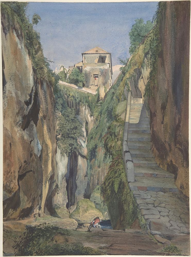 A Glen in Sorrento  by Thomas Hartley Cromek
