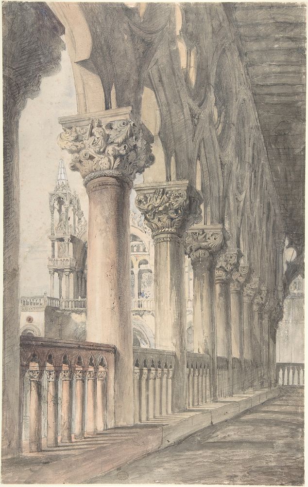 Loggia of the Ducal Palace, Venice by John Ruskin