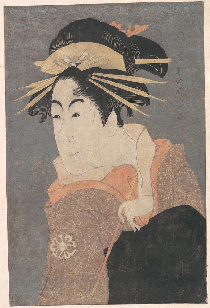 Matsumoto Yonesaburo as Kewaizaka no Shosho in the Play "Katakiuchi Noriyaibanashi" by Tōshūsai Sharaku