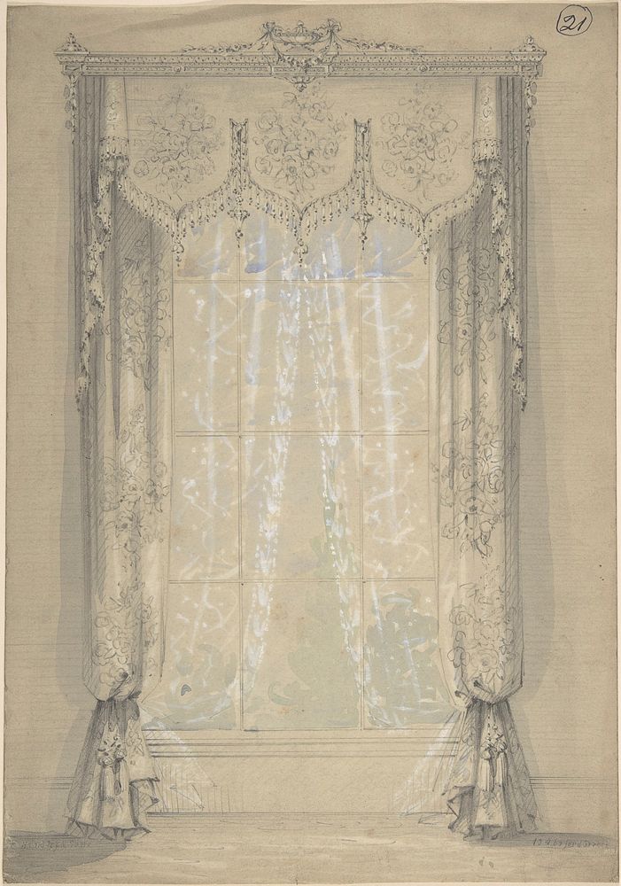 Design for Curtains by Charles Hindley and Sons