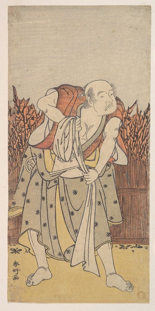 The Second Nakamura Sukegoro as an Old Man by Katsukawa Shunkō