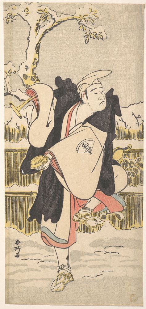 Onoe Matsusuke as a Kannen-Butsu or Mendicant Buddhist Monk