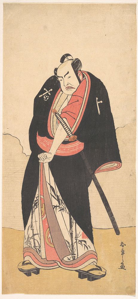 Kabuki Actor Nakamura Sukegorō II as Kaminari Shōkurō