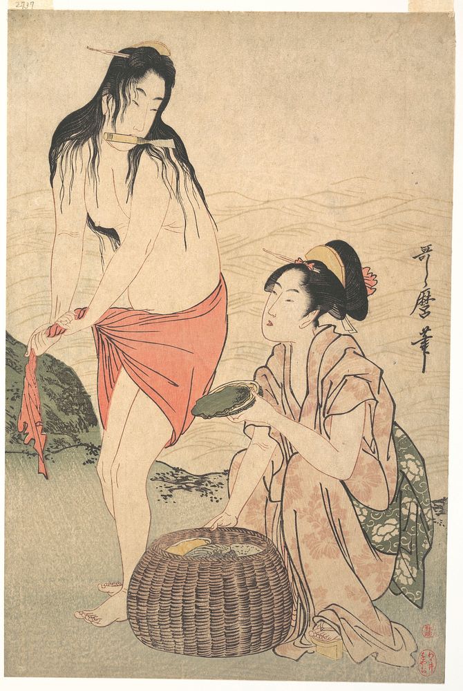 Abalone Divers by Utamaro Kitagawa (1754–1806)