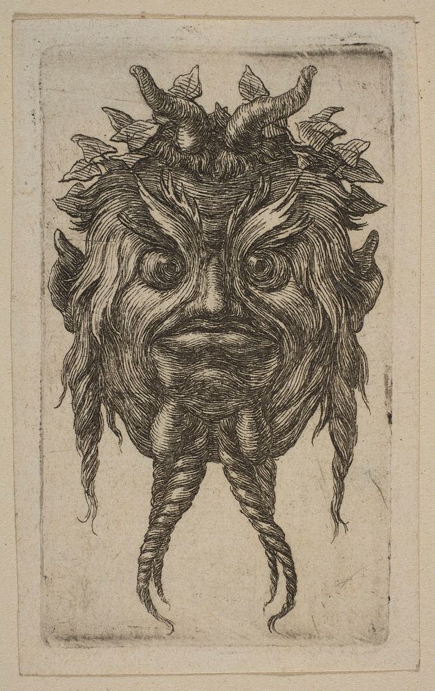 Mask, attributed to Stefano della Bella