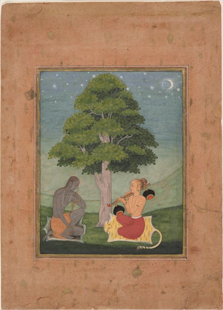 Kedar Ragini: Folio from a ragamala series (Garland of Musical Modes) by Ruknuddin