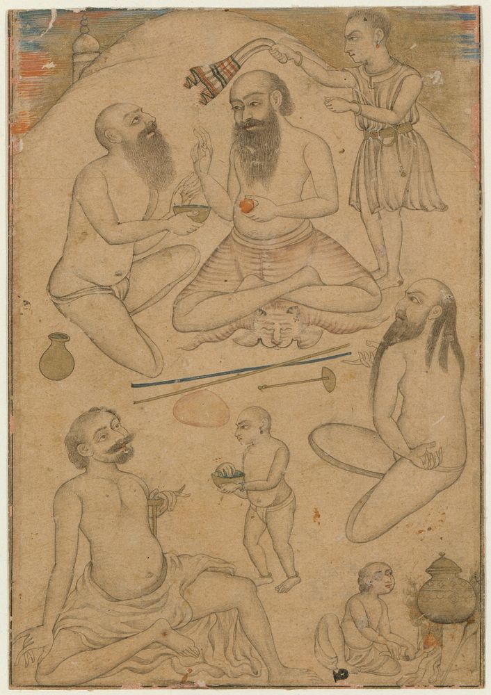 An Encampment of Yogis, India (Deccan, Aurangabad?)