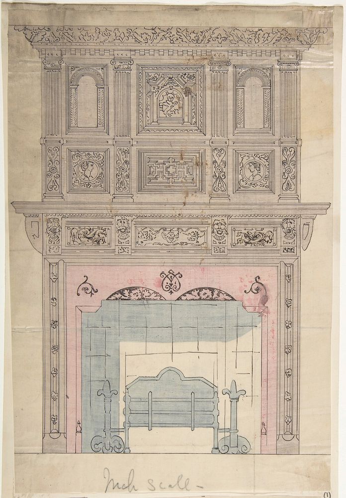 Design for Fireplace and Grate