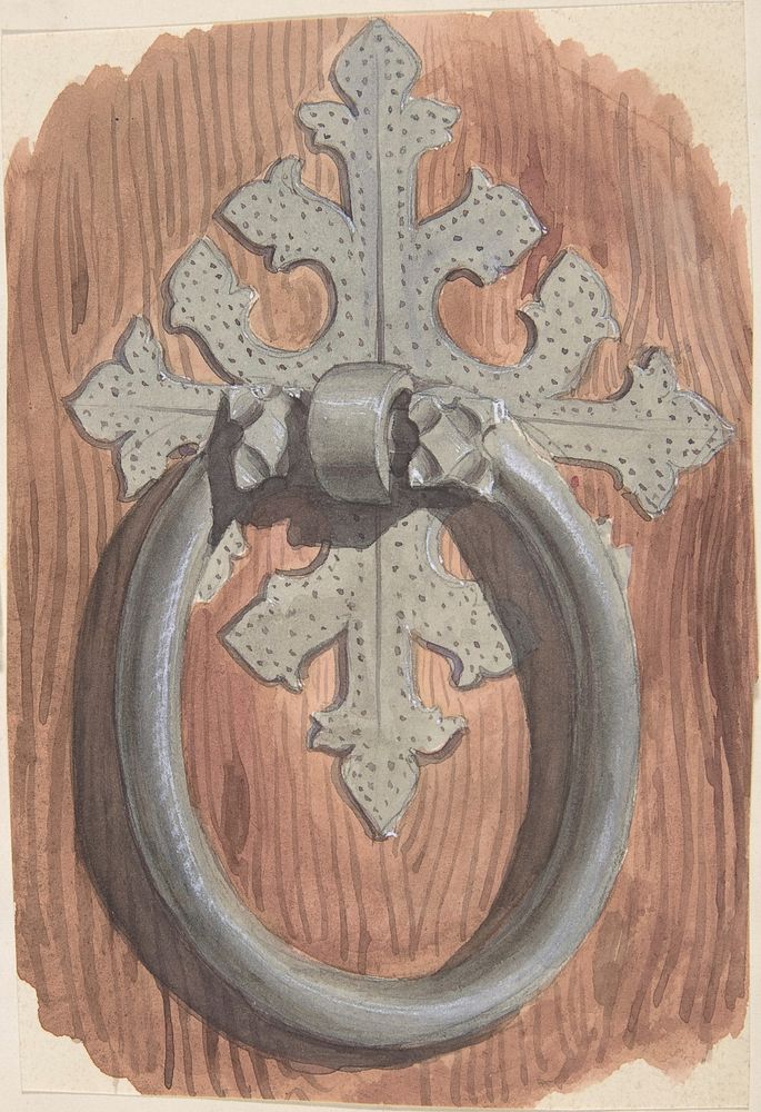 Door-ring, Anonymous, British, 19th century