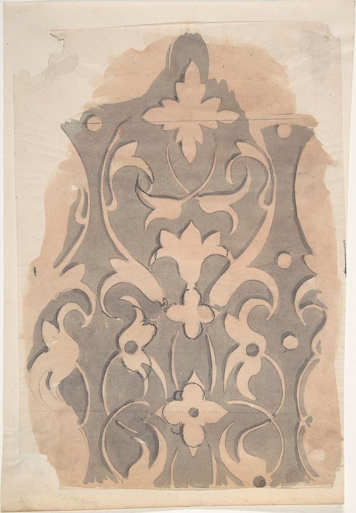Panel of Floral and Foliate Ornament