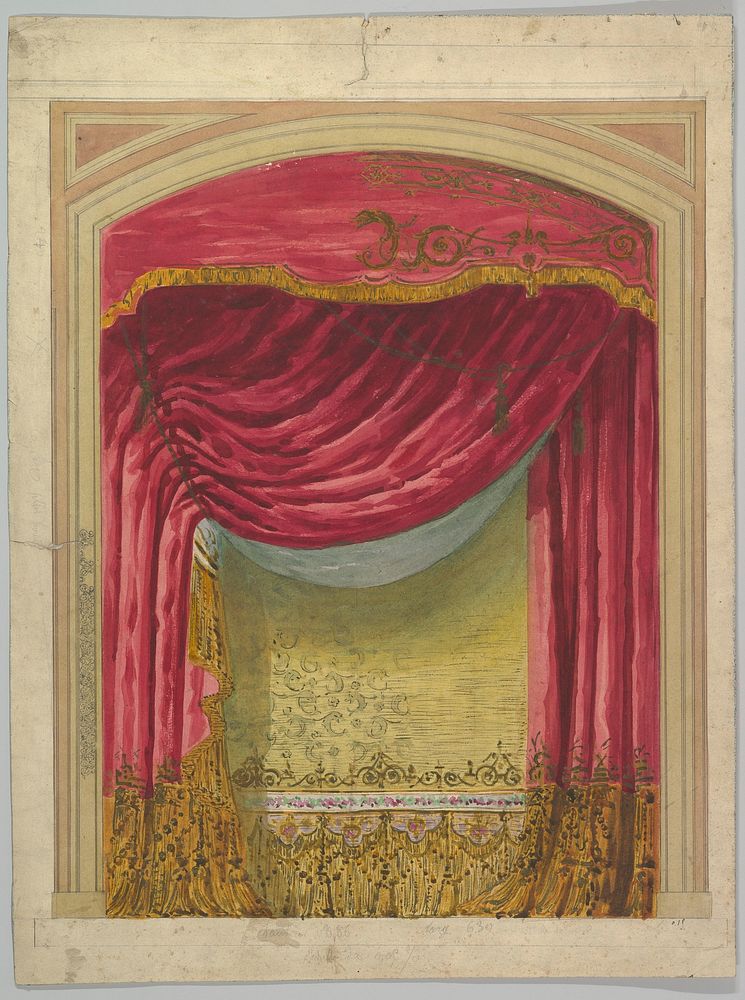 Design for a Stage Set by Eugène Cicéri