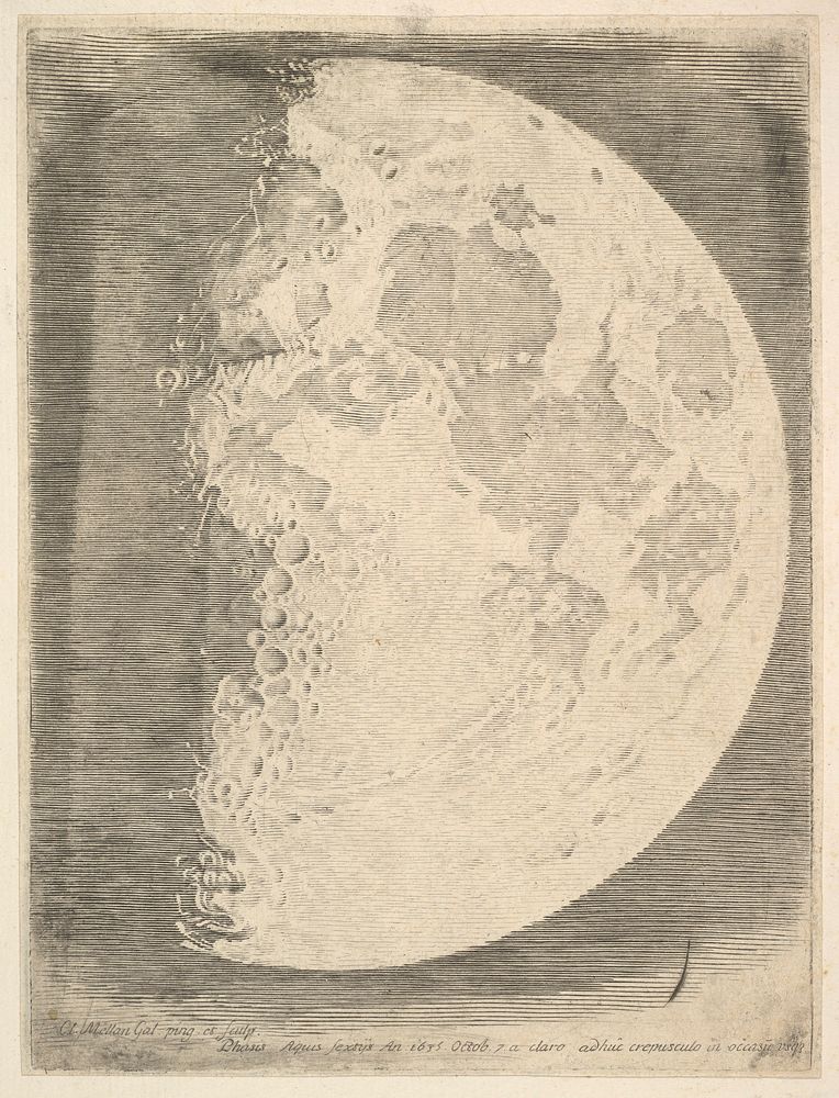 The Moon in its First Quarter