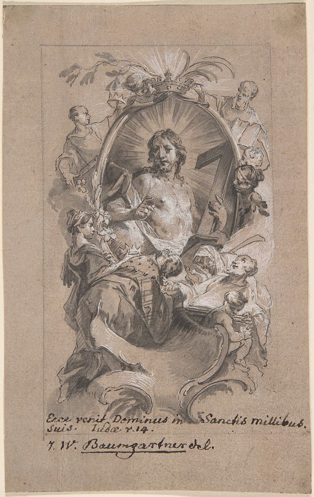 Christ in Glory by Johann Wolfgang Baumgartner