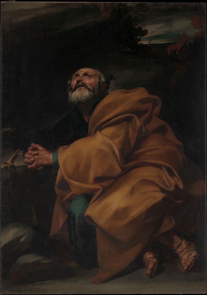 The Tears of Saint Peter by Jusepe de Ribera