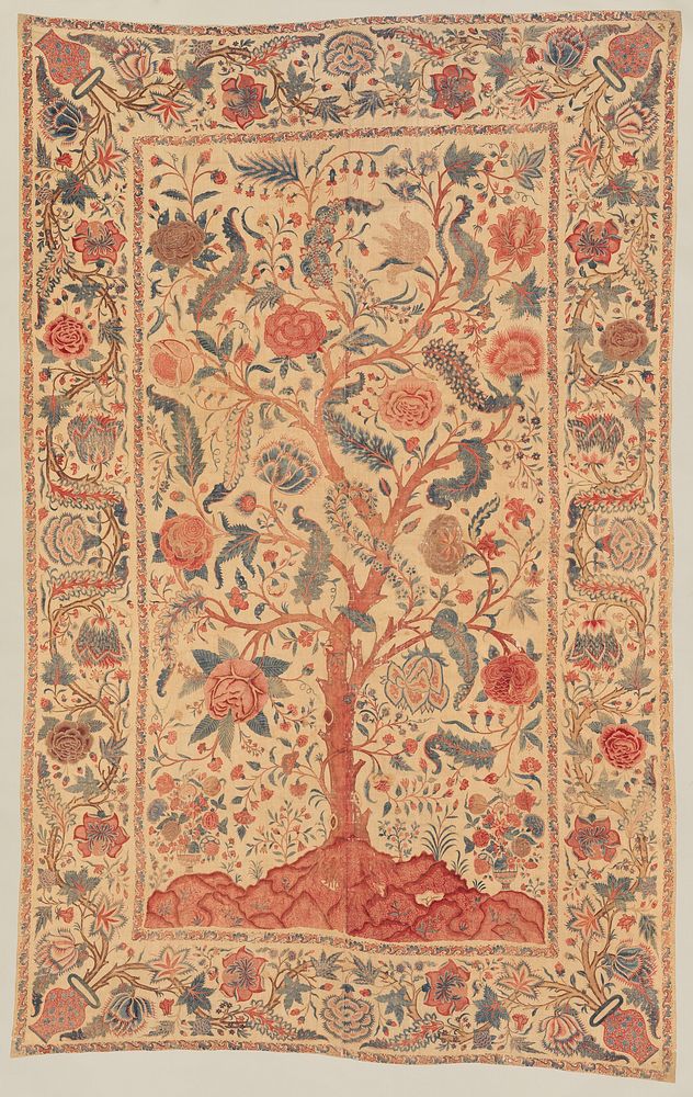 Bed Cover (Palampore), 18th century