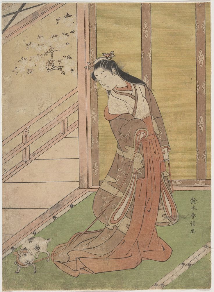 Onna San no Miya (the Third Princess) by Suzuki Harunobu