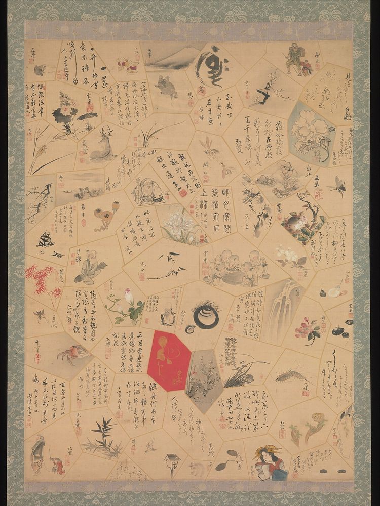 Miscellaneous Paintings and Calligraphy for the Third Year of the Bunsei Era by various artists/makers