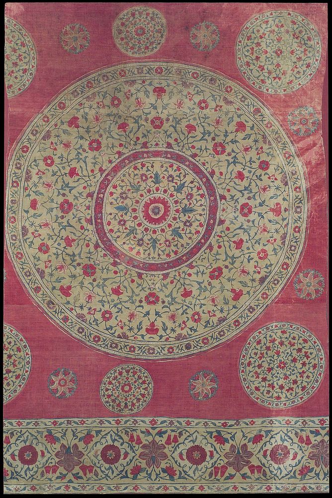 Panel of a Tent Lining, 1700&ndash;1740