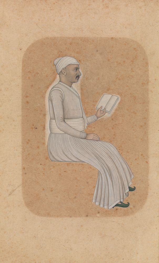 A Nobleman Reading, India, ca. 1750&ndash;75