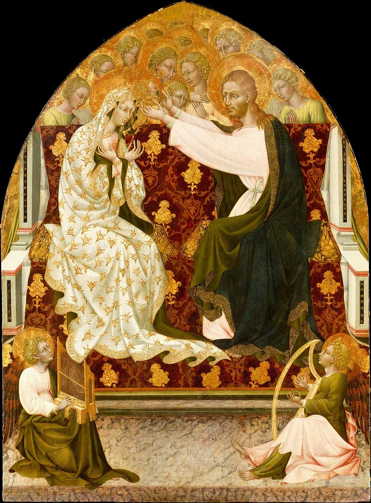 Coronation of the Virgin by Giovanni di Paolo (Giovanni di Paolo di Grazia)