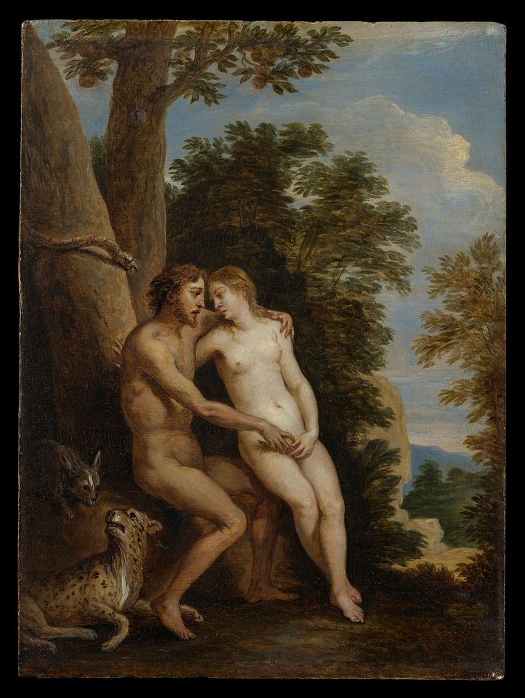 Adam and Eve in Paradise by David Teniers the Younger