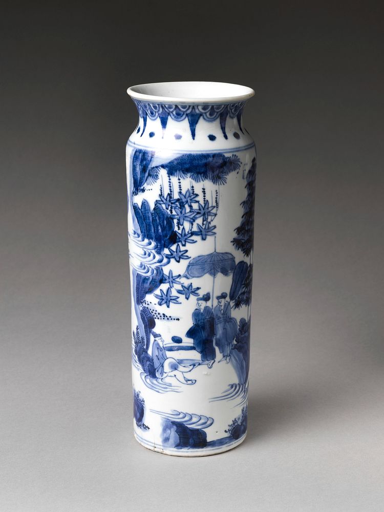 Vase with Figures in Landscape