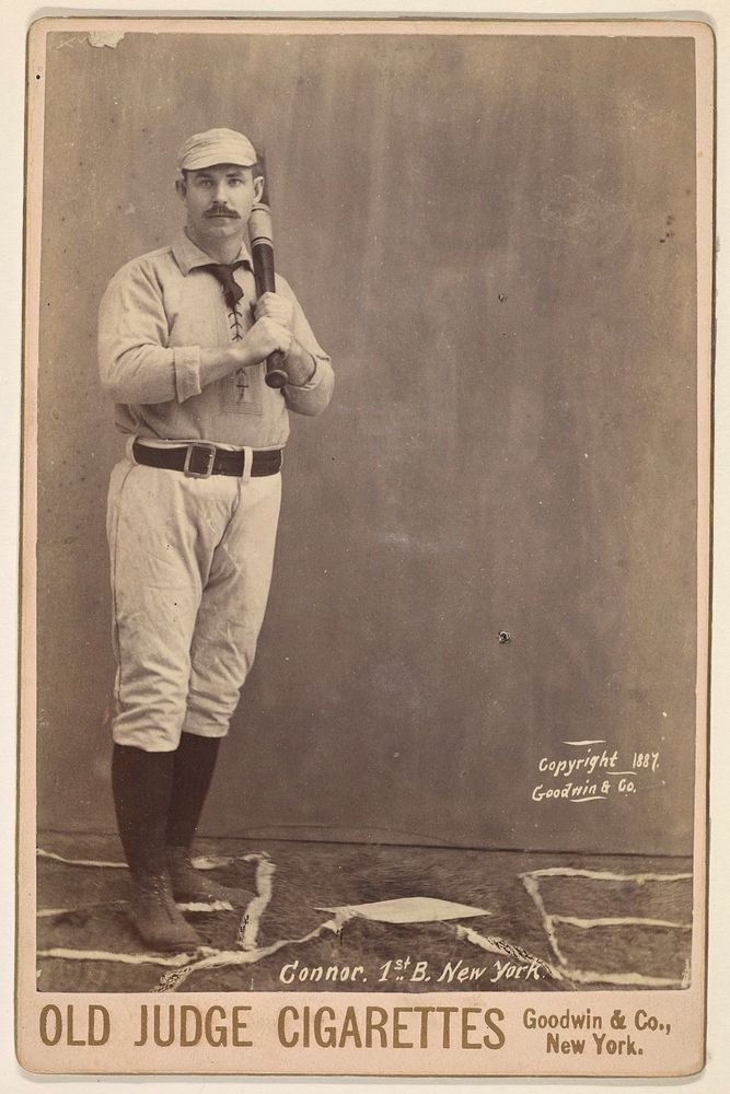 Connor, 1st Base, New York, from the series Old Judge Cigarettes