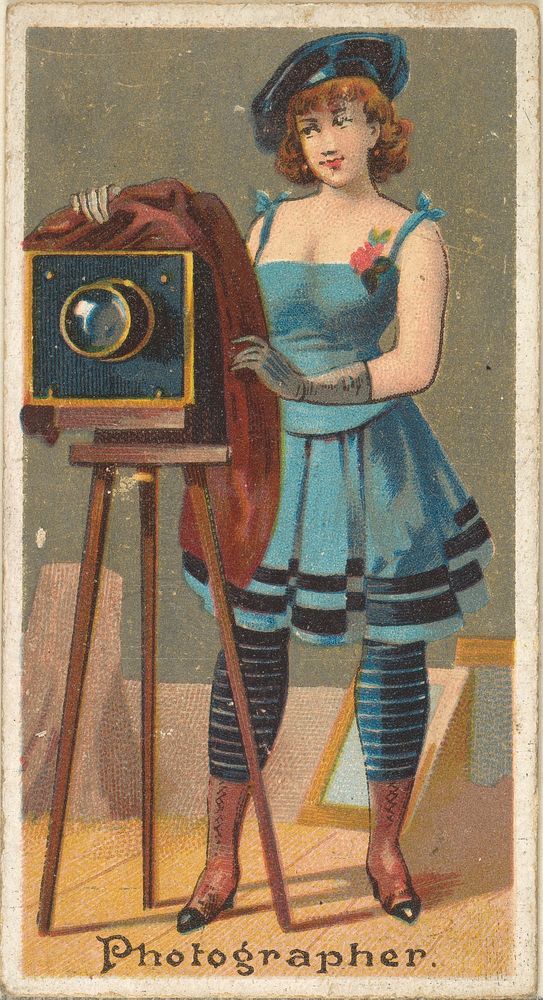 Photographer, from the Occupations for Women series (N166) for Old Judge and Dogs Head Cigarettes