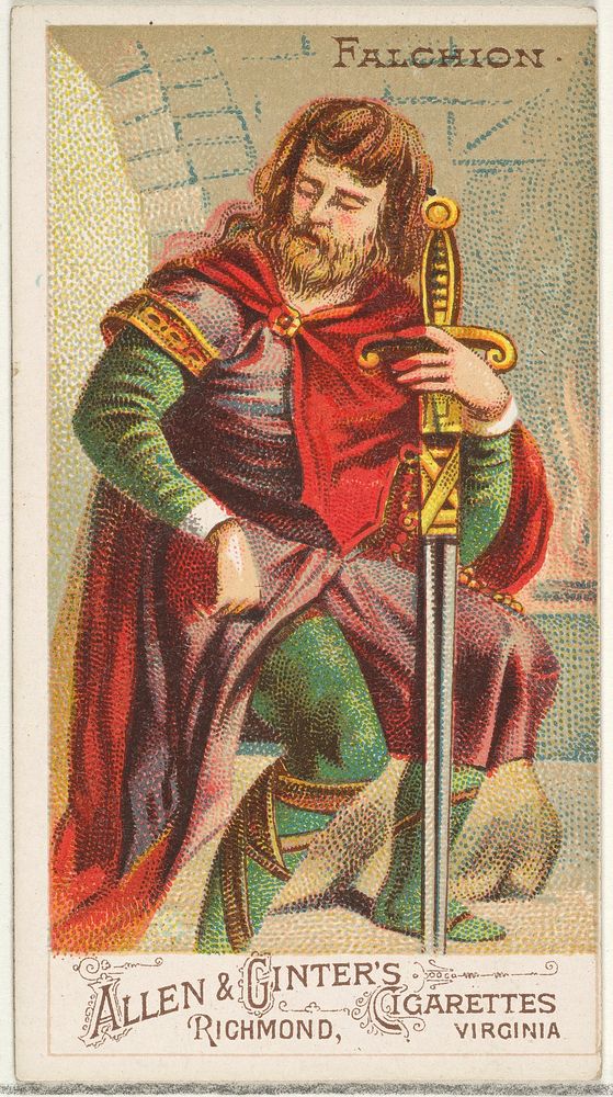 Falchion, from the Arms of All Nations series (N3) for Allen & Ginter Cigarettes Brands issued by Allen & Ginter 