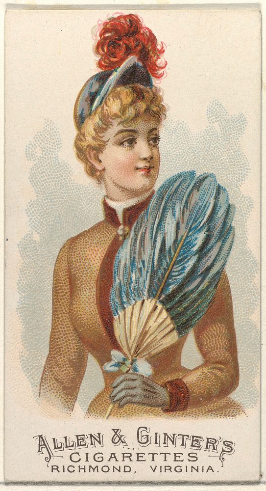 Plate 47, from the Fans of the Period series (N7) for Allen & Ginter Cigarettes Brands, issued by Allen & Ginter