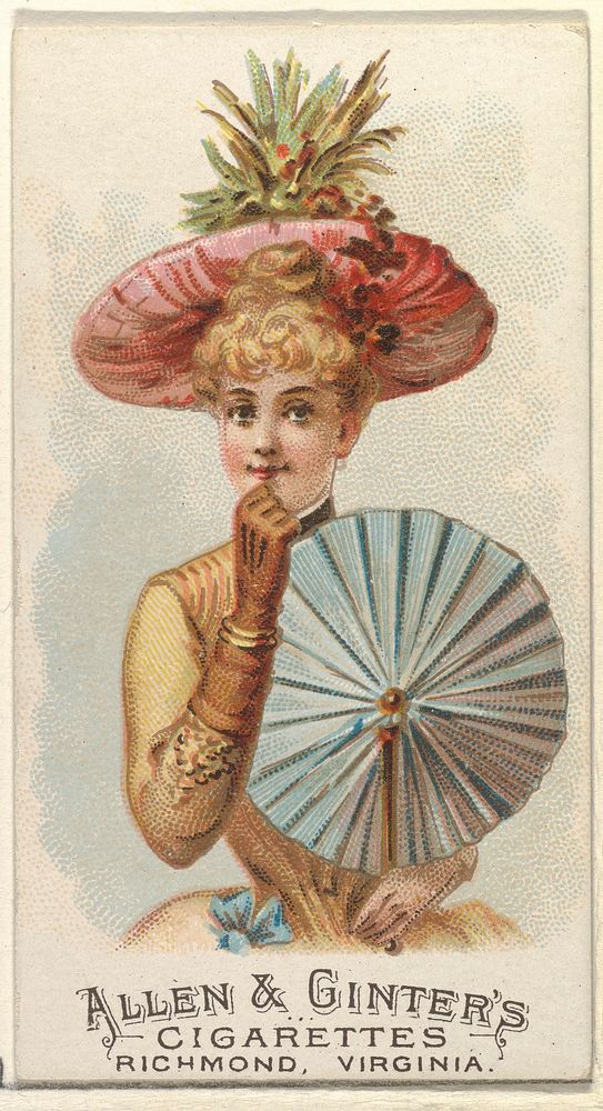 Plate 48, from the Fans of the Period series (N7) for Allen & Ginter Cigarettes Brands issued by Allen & Ginter 