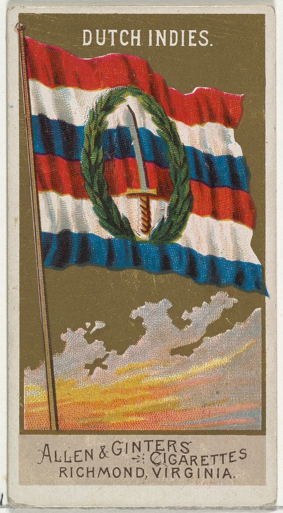 Dutch Indies, from Flags of All Nations, Series 2 (N10) for Allen & Ginter Cigarettes Brands issued by Allen & Ginter 